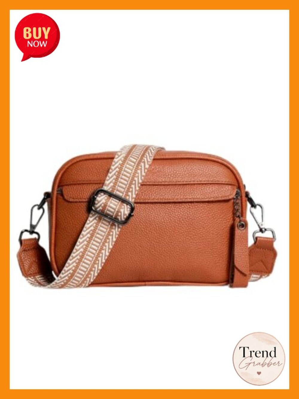 Genuine Leather Quilted Crossbody Bag RFID Small Handbag Purse
